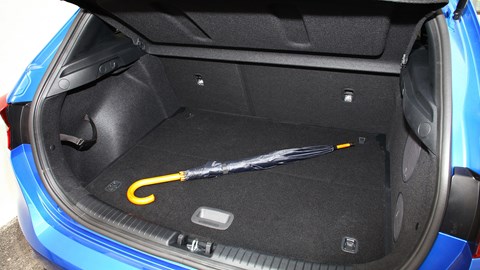 The all-important umbrella in the boot shot