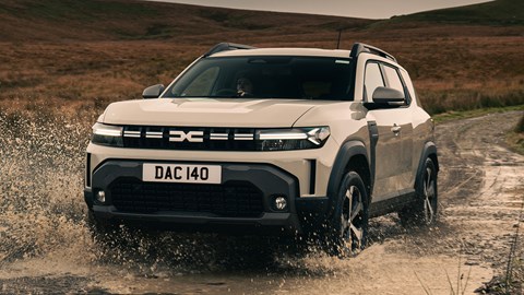 Dacia Duster review - front, driving off-road