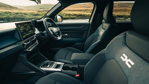 Dacia Duster review - front seats
