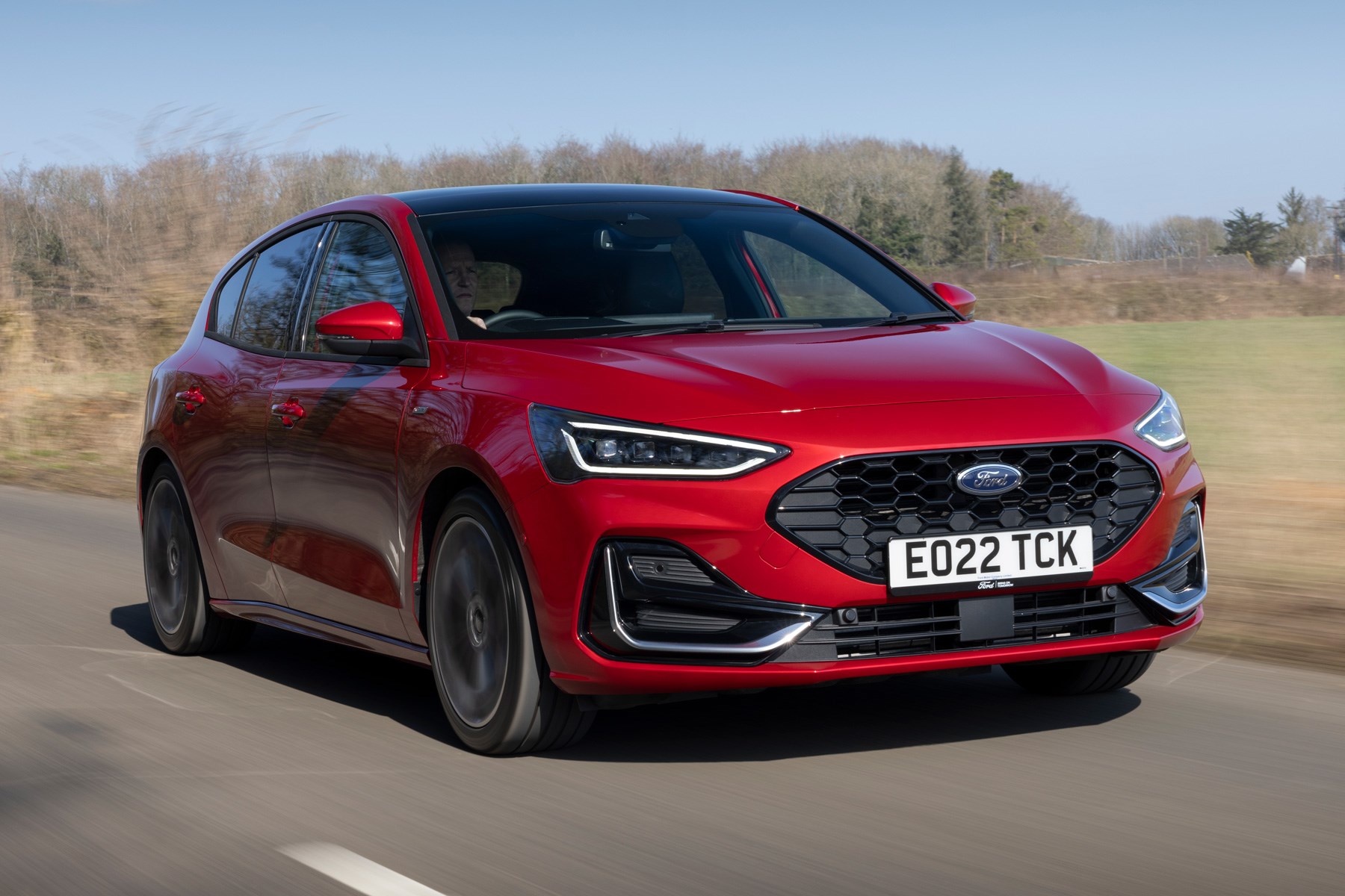 2022 ford focus red