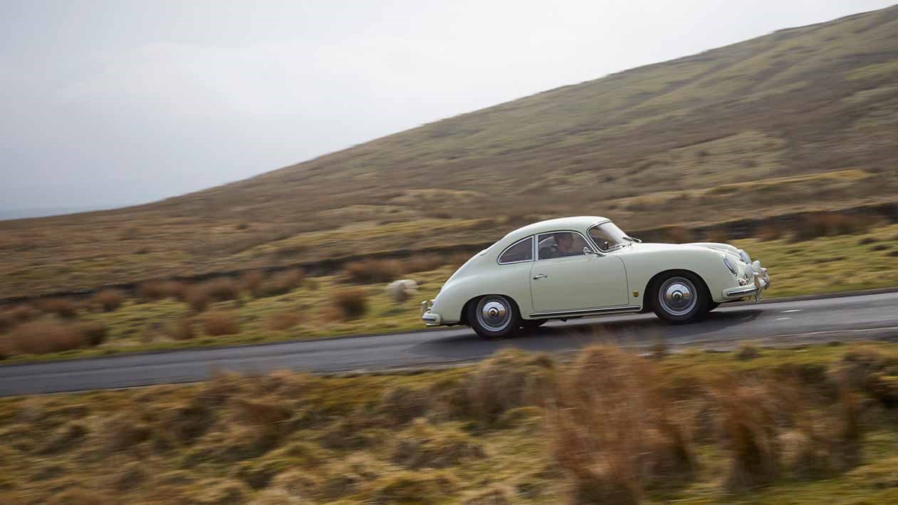 Porsche 356A from 1958, photographed for CAR magazine by John Wycherley