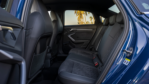 Audi S3 (2024) rear seats