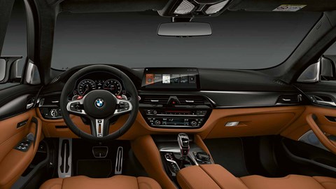 BMW M5 Competition interior: a very modern Beemer cabin