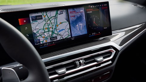 BMW 3-series review - infotainment screen