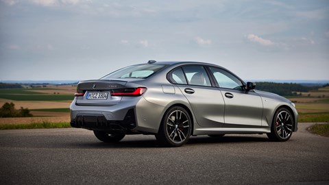 BMW 3-series review - rear, silver