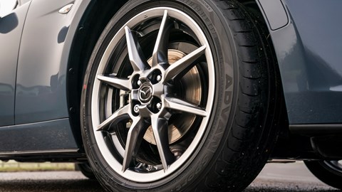 Mazda MX-5 review, 17-inch alloy wheel