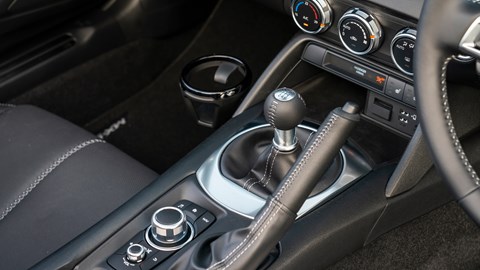 Mazda MX-5 review, six-speed manual gearbox