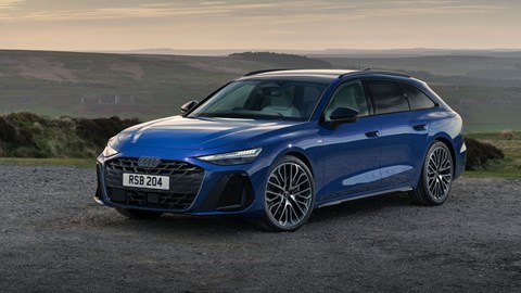 Audi A6 Avant review - UK, blue, front