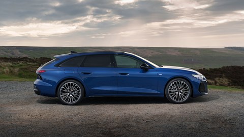 Audi A6 Avant review - UK, blue, side
