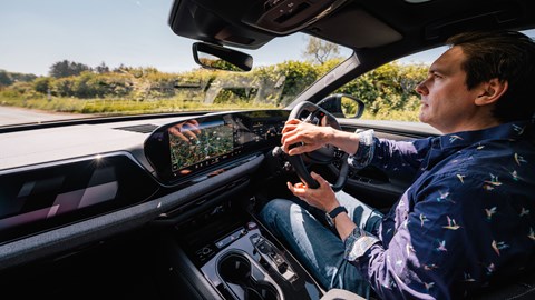 Audi A6 Avant review - UK, cj hubbard driving