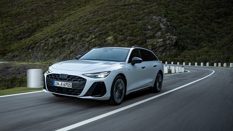 Audi A6 Avant (2025) front three quarters