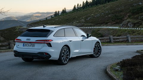 Rear of new Audi A6 Avant definitely faster of back