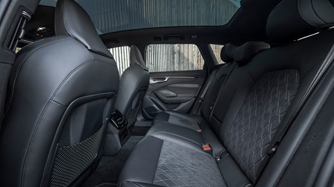 New 2025 Audi A6 Avant back seats (watch out for chunky transmission tunnel)