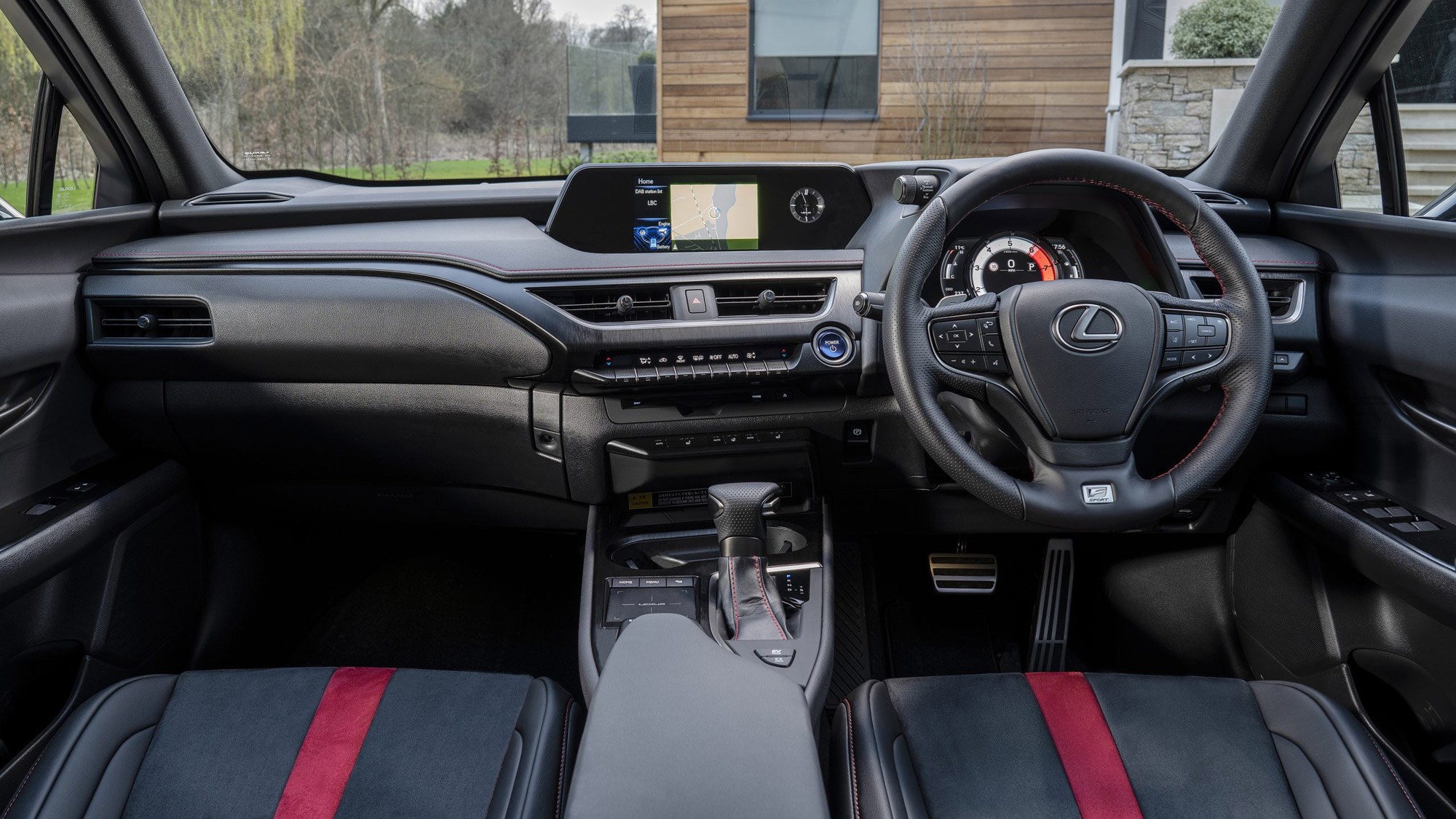 Lexus UX review, interior, dashboard, steering wheel