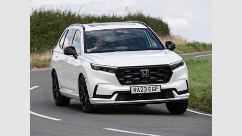 Honda CR-V front cornering