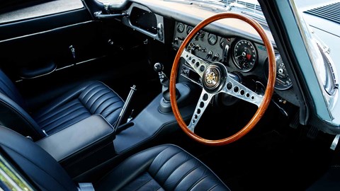 Jaguar Reborn E-Type interior: one amazingly retro cabin