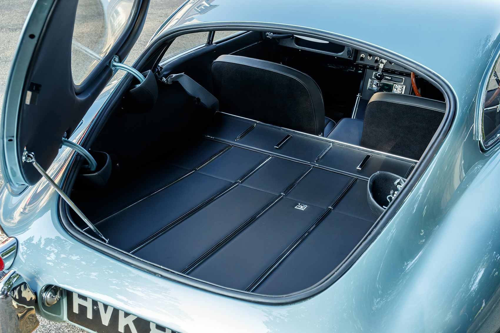 Luggage space in Jaguar Reborn E-Type