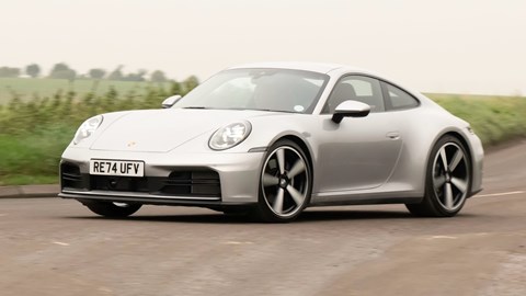 992.2 Porsche 911 Carrera 2 front cornering