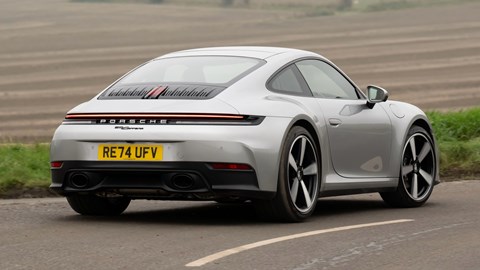 992.2 Porsche 911 Carrera 2 rear cornering