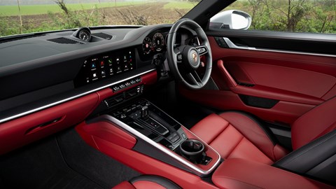 992.2 Porsche 911 Carrera 2 front interior
