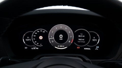 992.2 Porsche 911 Carrera 2 driver's display