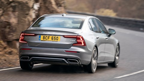 Volvo S60 rear cornering