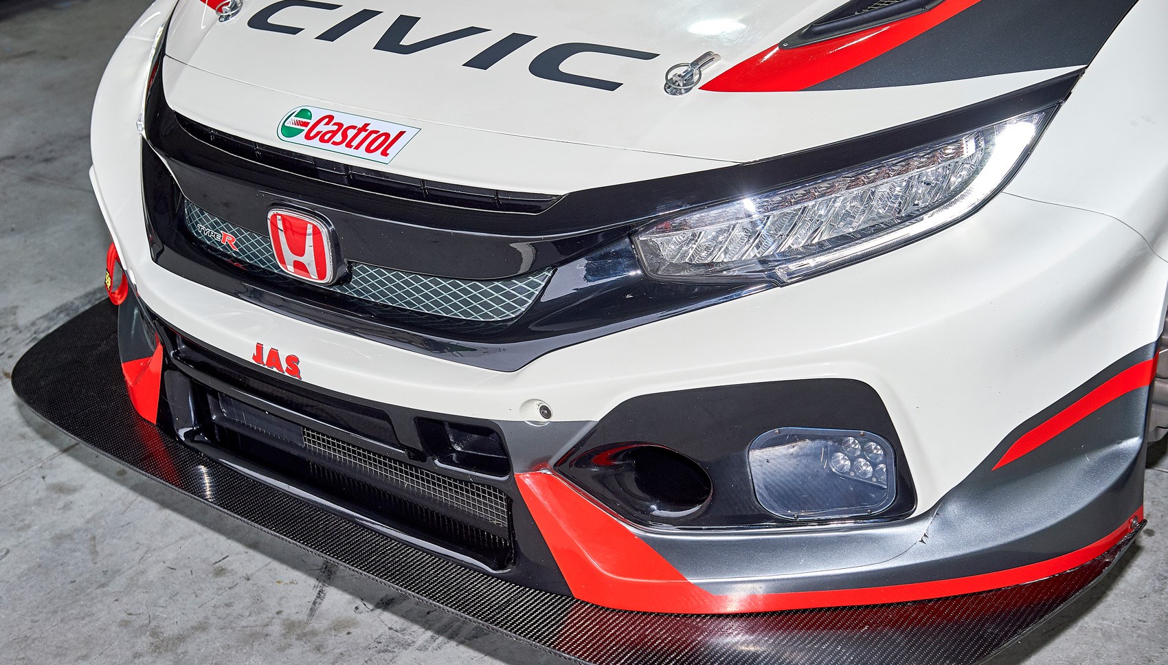 Honda Civic TCR front splitter