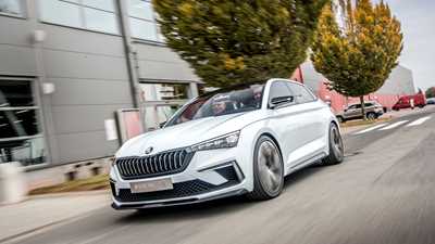 Skoda Vision RS: we drive the innovative concept