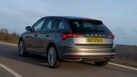 Skoda Scala (2024) rear driving