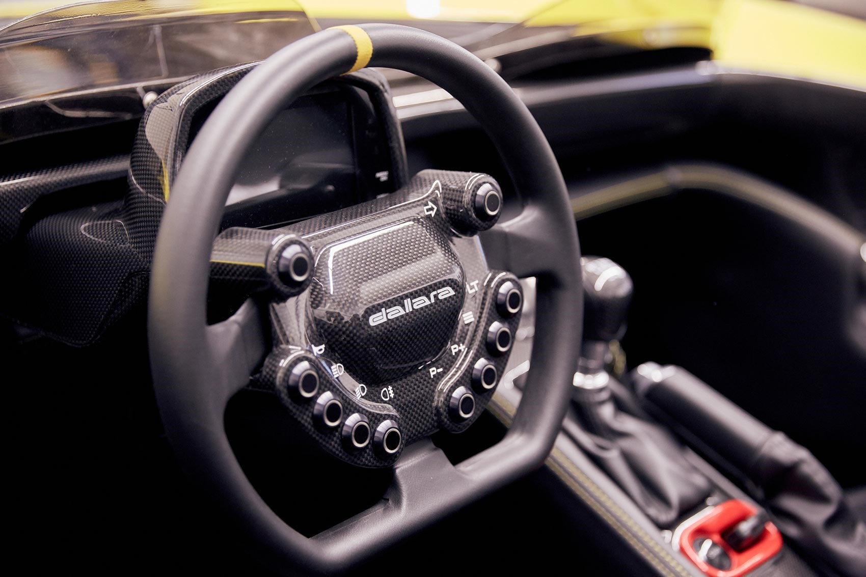 Dallara Stradale interior: a very focused cockpit