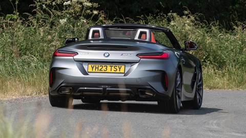 BMW Z4 rear cornering