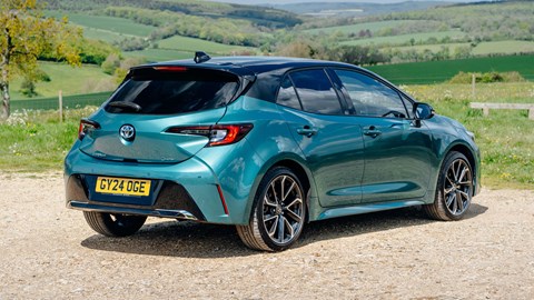 Toyota Corolla review - rear, teal
