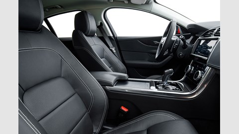 Jaguar XE interior: much tidied up for 2020 model year