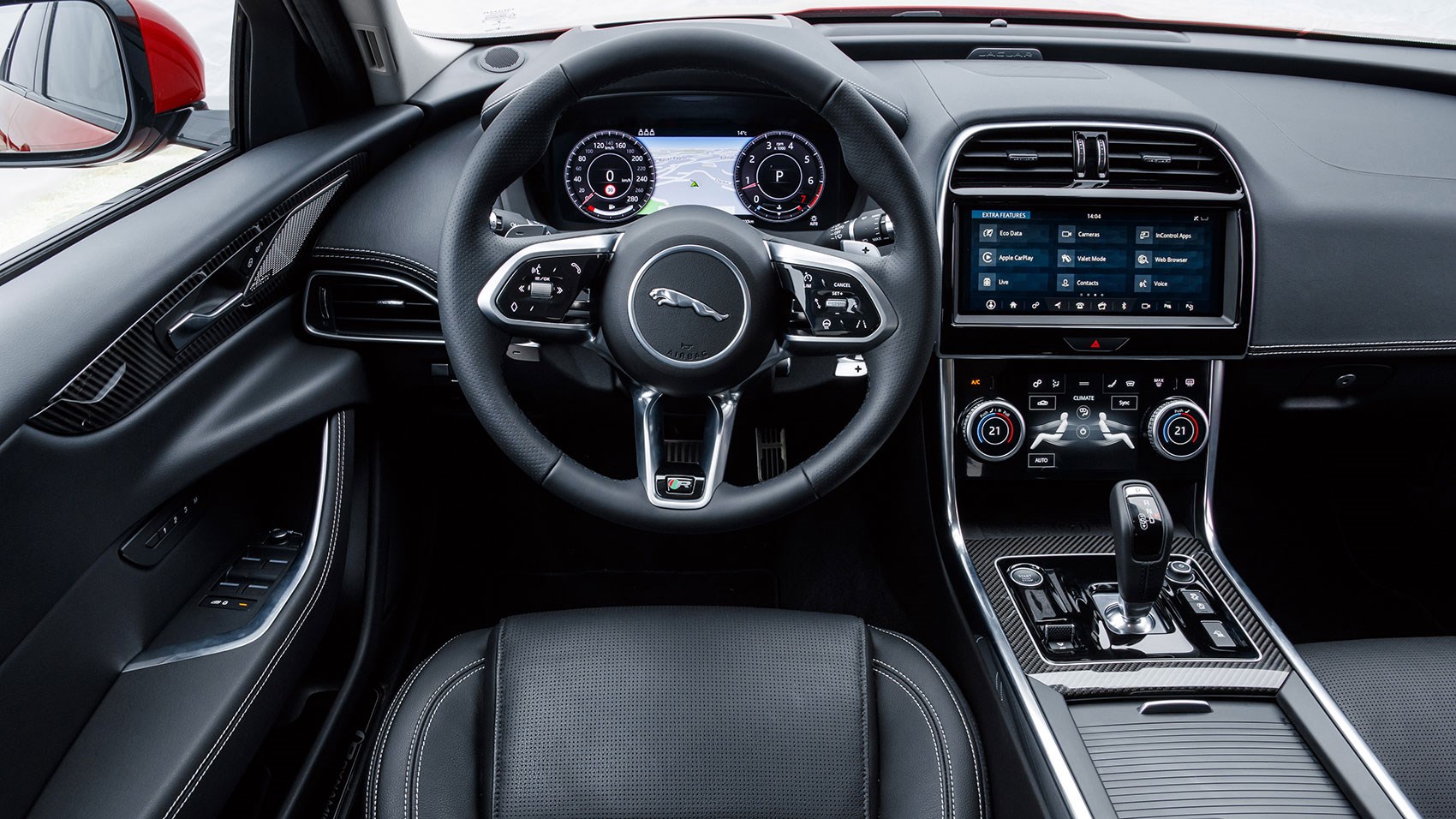 Jaguar XE saloon interior 2020 model year
