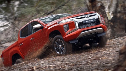 4wd and decent ground clearance mean the Mitsubishi L200 can go places