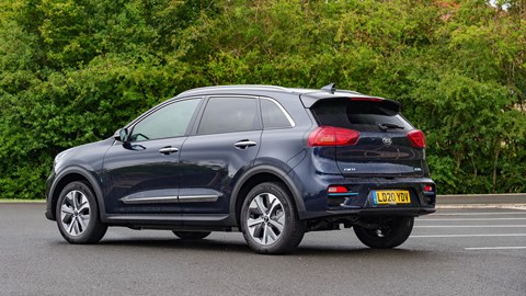 2020 Kia e-Niro rear three quarter