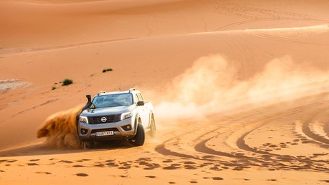 Dune-bashing in the Nissan Navara