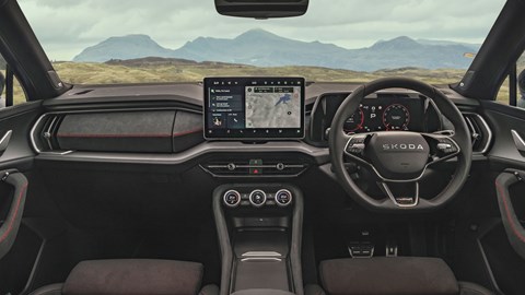 Skoda Kodiaq vRS review - interior