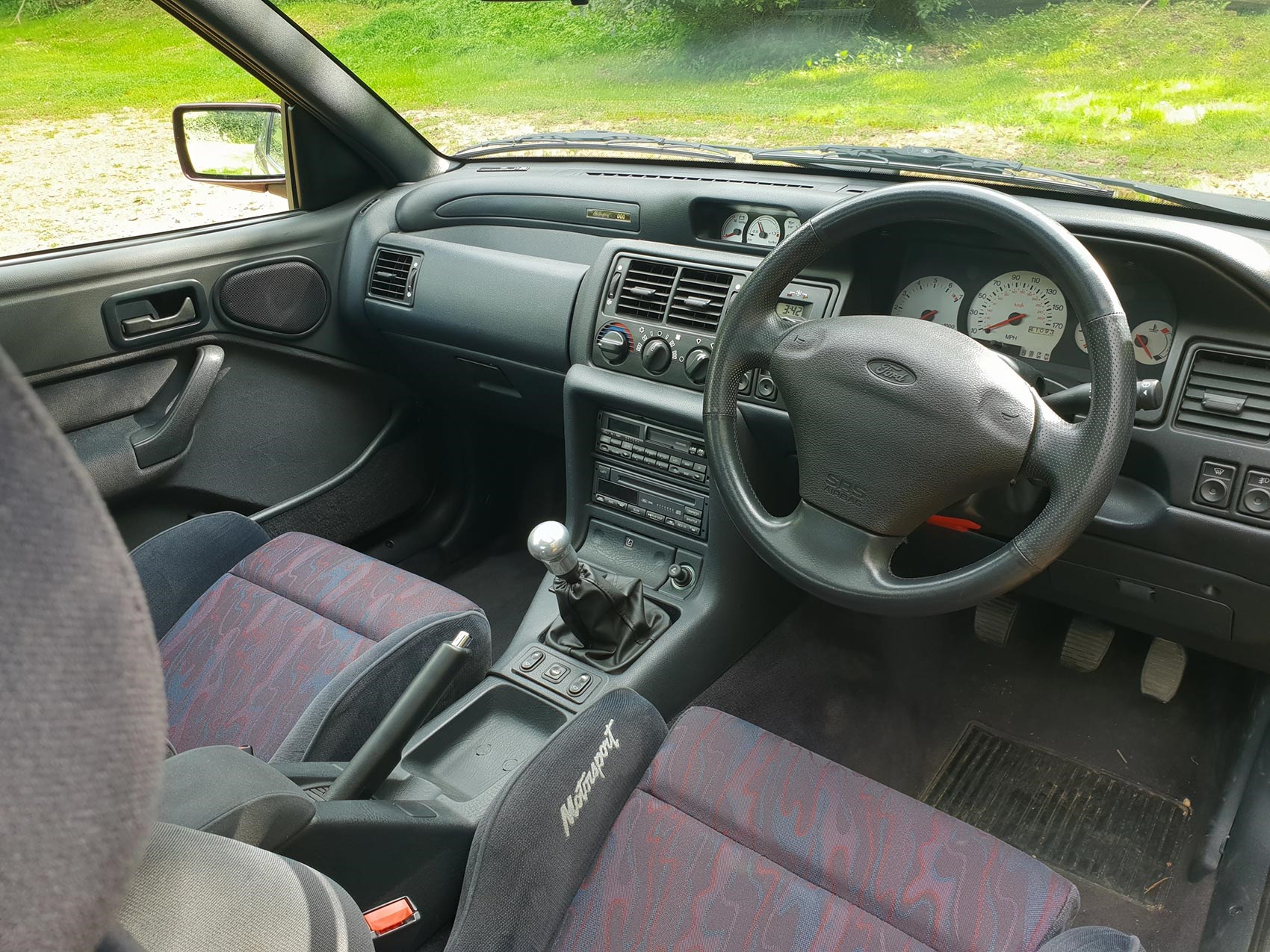 Ford Escort Cosworth interior and cabin