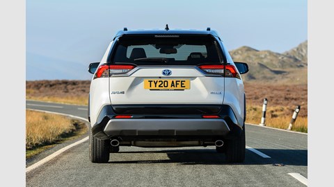 2019 Toyota RAV4 SUV hybrid rear