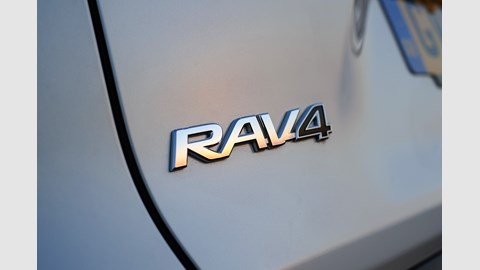 2019 Toyota RAV4 SUV hybrid badge