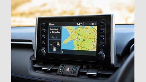 2019 Toyota RAV4 SUV media system touchscreen