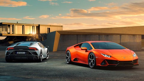 The Huracan Evo packs a 631bhp 5204cc 40v V10 for sledgehammer performance