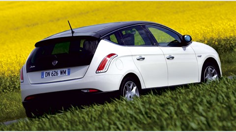 Lancia Delta first drive CAR review: rear three-quarter photo