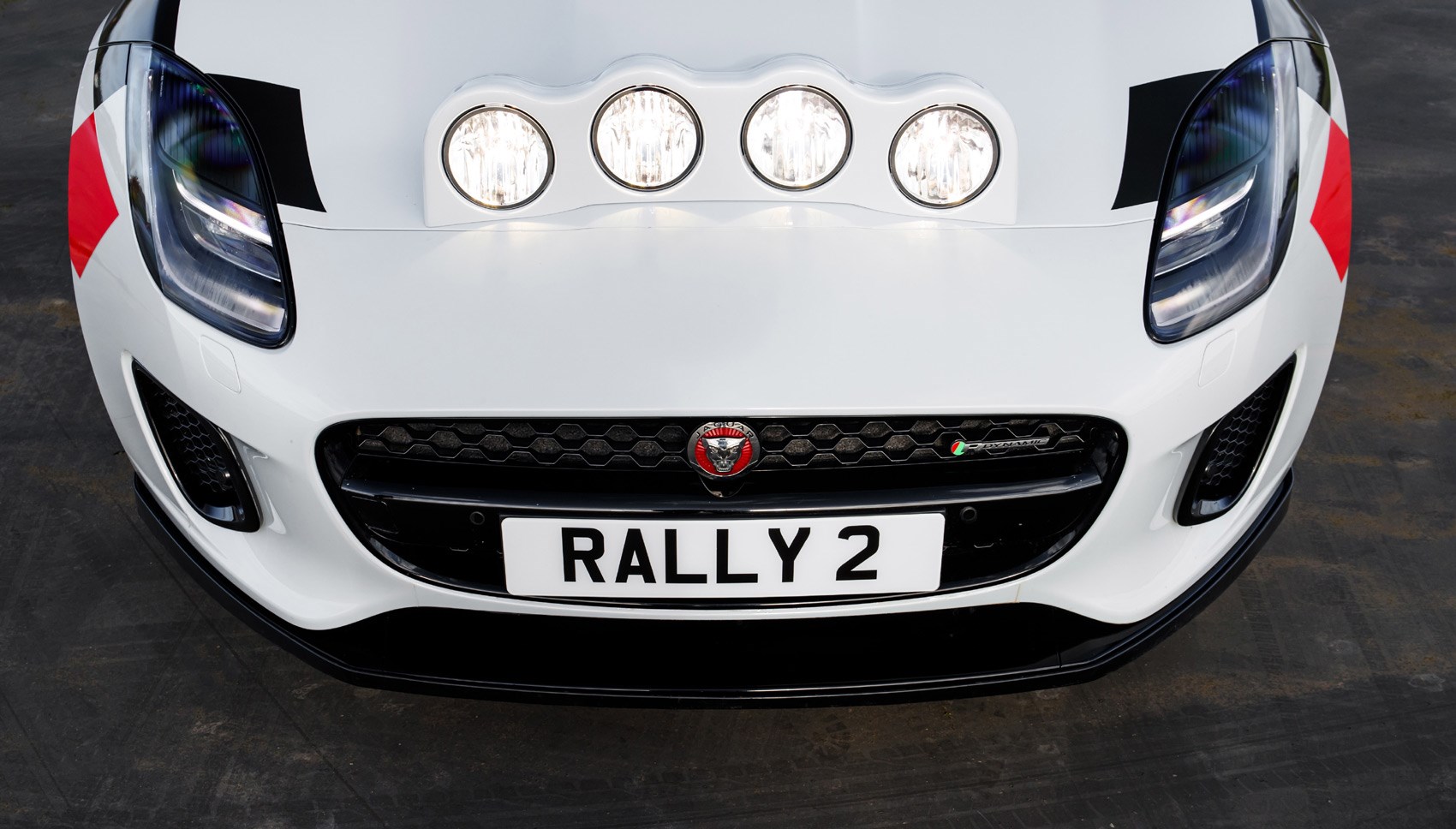 F-Type Rally headlights
