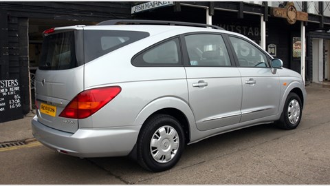 Ssangyong Rodius CAR review: rear three-quarters photo