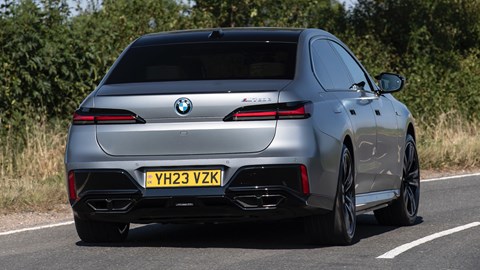 BMW 7 Series rear cornering