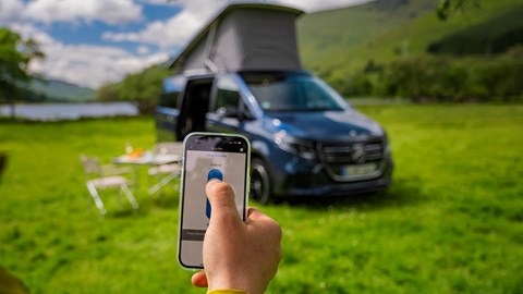 Mercedes-Benz V-Class Marco Polo, app-controlled camping system