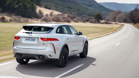 Jaguar F-Pace SVR: prices from £75,335 in the UK