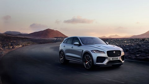 Jaguar F-Pace SVR: a rival to the Alfa Romeo Stelvio Quadrifoglio and Merc-AMG GLC SUVs